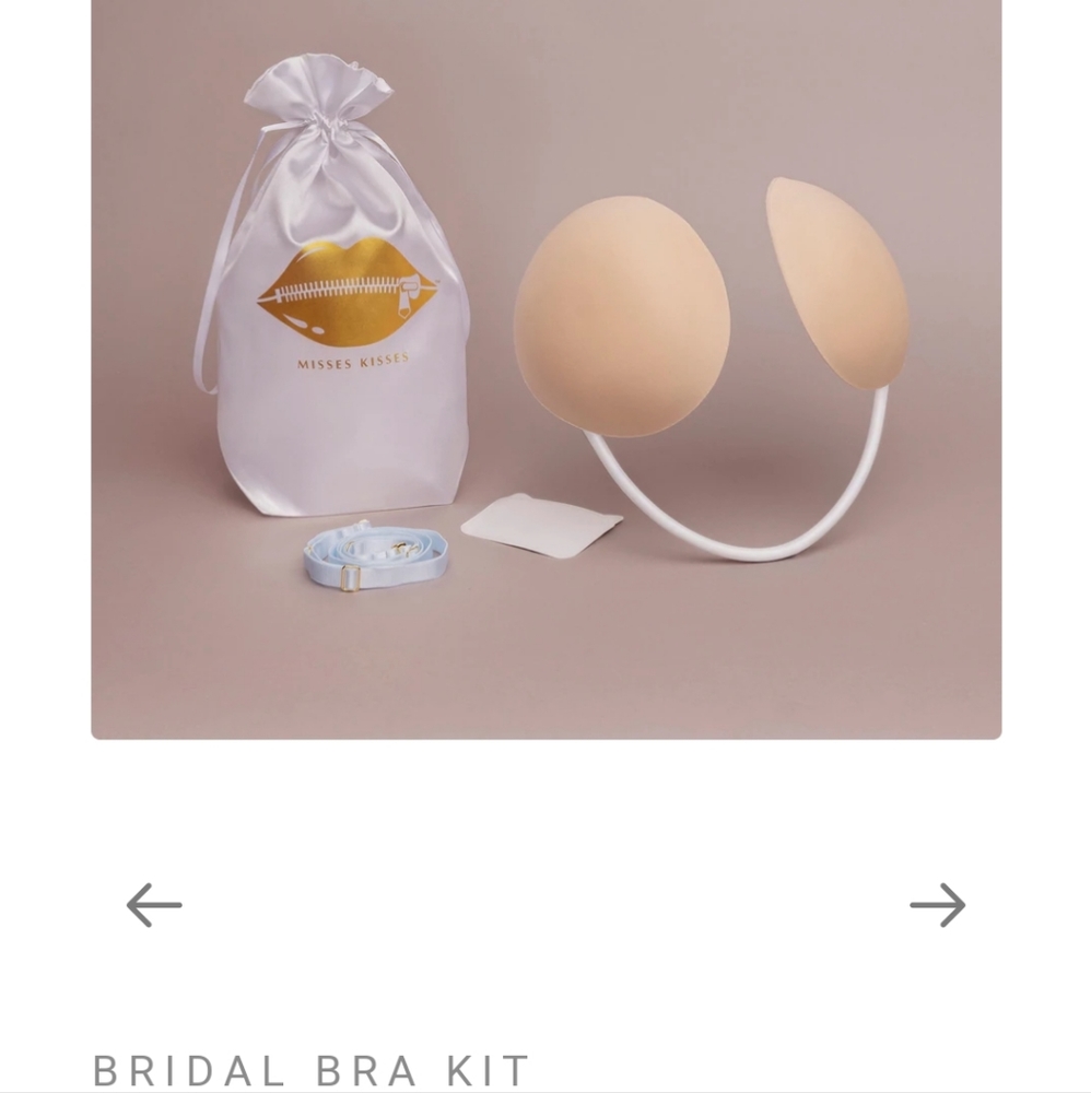 NEW Misses Kisses Bridal Bra Kit Moderate Plunge